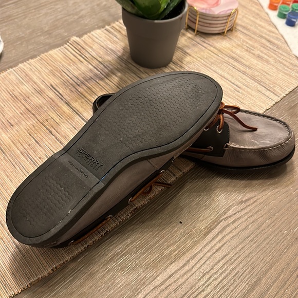 Sperry top siders Black and gray Boat shoes size 10.5 - Picture 3 of 3